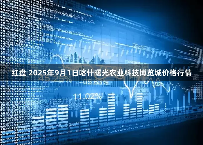 红盘 2025年9月1日喀什曙光农业科技博览城价格行情