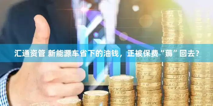汇通资管 新能源车省下的油钱，正被保费“薅”回去？